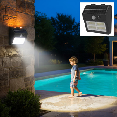 Homehop Solar Wall Lights Outdoor Motion Sensor LED Garden Decoration waterproof Lamp Solar Light Set(Wall Mounted Pack of 1)