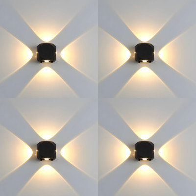 Volt Vision Wallchiere Wall Lamp With Bulb(Pack of 4)