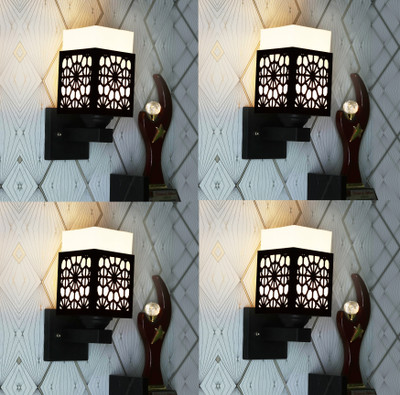 KASHI TRADERS Uplight Wall Lamp Without Bulb(Pack of 4)