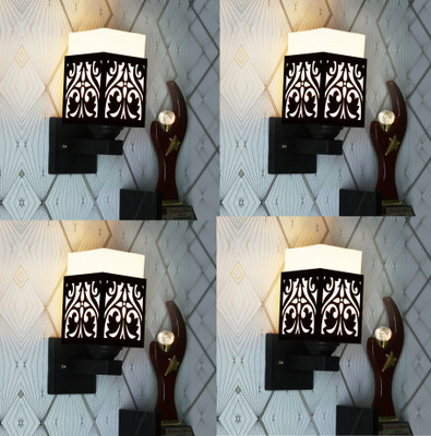 shyam enterprises Uplight Wall Lamp Without Bulb(Pack of 4)