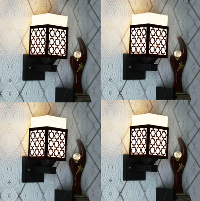 Arti Traders Uplight Wall Lamp Without Bulb(Pack of 4)