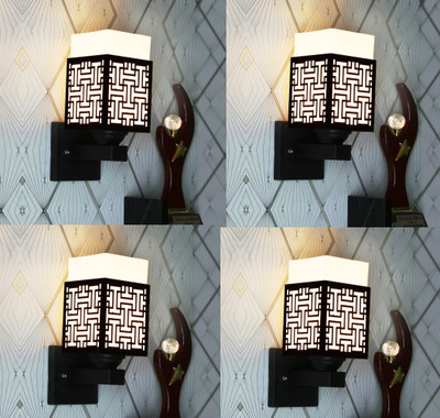 KASHI TRADERS Uplight Wall Lamp Without Bulb(Pack of 4)