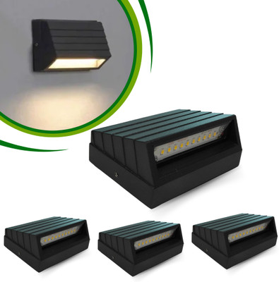 D'Mak Step Light Wall Lamp Without Bulb(Pack of 4)