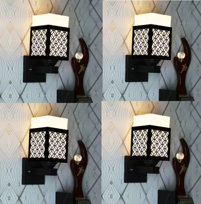 JADON ENTERPRISES Uplight Wall Lamp Without Bulb(Pack of 4)
