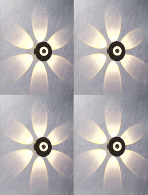 ZESTRUM Wallchiere Wall Lamp With Bulb(Pack of 4)