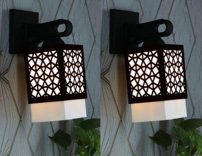 Kiyan traders Uplight Wall Lamp Without Bulb(Pack of 2)