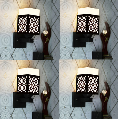 shyam enterprises Uplight Wall Lamp Without Bulb(Pack of 4)