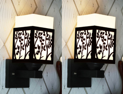 Gojeeva Uplight Wall Lamp Without Bulb(Pack of 2)