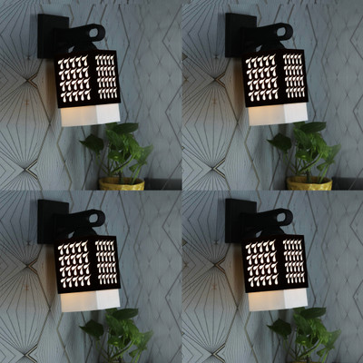 Kiyan traders Uplight Wall Lamp Without Bulb(Pack of 4)