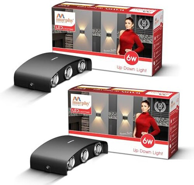MURPHY Uplight Wall Lamp With Bulb(Pack of 2)