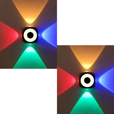 Volt Vision Step Light Wall Lamp With Bulb(Pack of 2)
