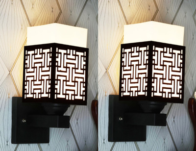 shyam enterprises Uplight Wall Lamp Without Bulb(Pack of 2)