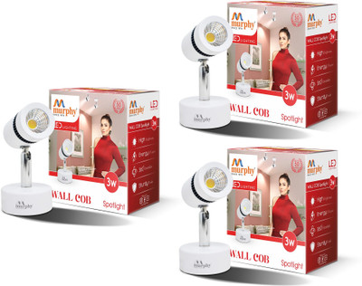 MURPHY Uplight Wall Lamp With Bulb(Pack of 3)