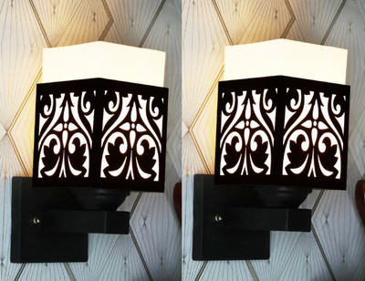 shyam enterprises Uplight Wall Lamp Without Bulb(Pack of 2)