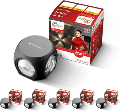 MURPHY Wallchiere Wall Lamp With Bulb(Pack of 6)