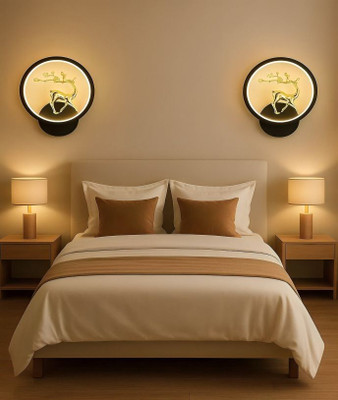 DECODELIGHT HOME Wallchiere Wall Lamp With Bulb(Pack of 2)