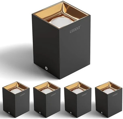 LEDDIT Uplight Wall Lamp With Bulb(Pack of 5)