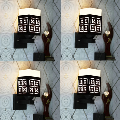 Kiyan traders Uplight Wall Lamp Without Bulb(Pack of 4)