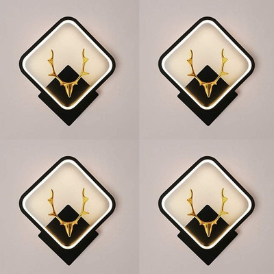HOUSE OF COMMON Wallchiere Wall Lamp With Bulb(Pack of 4)