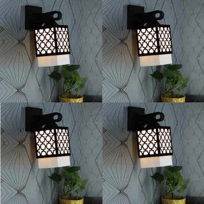 Arti Traders Uplight Wall Lamp Without Bulb(Pack of 4)