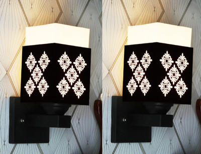 pawan enterprises Uplight Wall Lamp Without Bulb(Pack of 2)