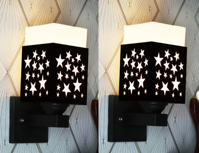 SAHDEV ENTERPRISES Uplight Wall Lamp Without Bulb(Pack of 2)