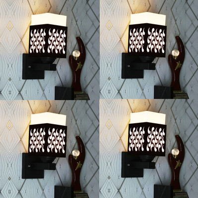 Shree Shyam Uplight Wall Lamp Without Bulb(Pack of 4)