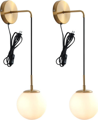 Areezo Swing Arm Wall Light Wall Lamp Without Bulb(Pack of 2)