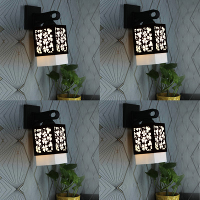Mohit Enterprises Uplight Wall Lamp Without Bulb(Pack of 4)