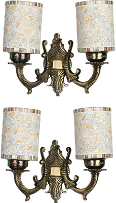 Somil Wallchiere Wall Lamp Without Bulb(Pack of 2)