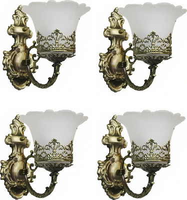 Delbay Wallchiere Wall Lamp Without Bulb(Pack of 4)