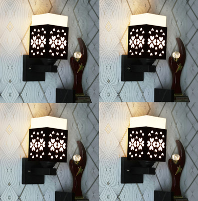 Gojeeva Uplight Wall Lamp Without Bulb(Pack of 4)