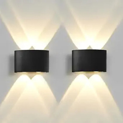 Skyfire Uplight Wall Lamp With Bulb(Pack of 2)