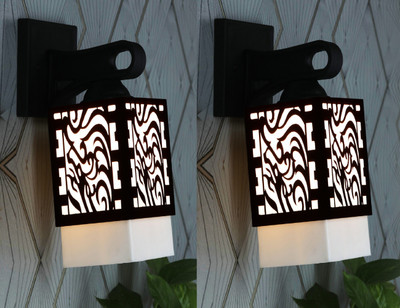 Arti Traders Uplight Wall Lamp Without Bulb(Pack of 2)