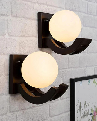 ZOREZA Wallchiere Wall Lamp Without Bulb(Pack of 2)