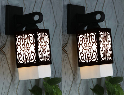 shyam enterprises Uplight Wall Lamp Without Bulb(Pack of 2)