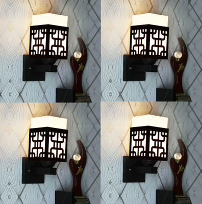 Kiyan traders Uplight Wall Lamp Without Bulb(Pack of 4)
