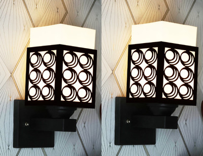 shyam enterprises Uplight Wall Lamp Without Bulb(Pack of 2)