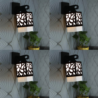 Mohit Enterprises Uplight Wall Lamp Without Bulb(Pack of 4)