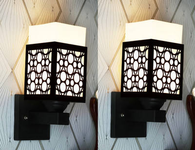 KASHI TRADERS Uplight Wall Lamp Without Bulb(Pack of 2)