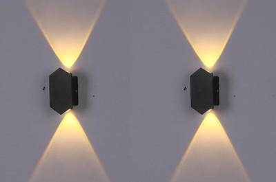 LUMINX Uplight Wall Lamp With Bulb(Pack of 2)