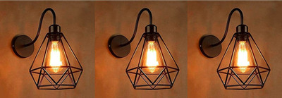 Whiteray Wallchiere Wall Lamp Without Bulb(Pack of 3)