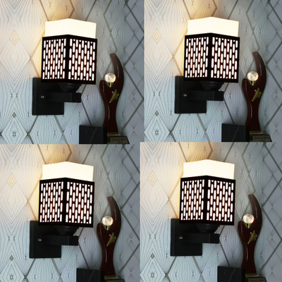 Gojeeva Uplight Wall Lamp Without Bulb(Pack of 4)