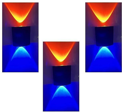 LUMINX Wallchiere Wall Lamp With Bulb(Pack of 3)