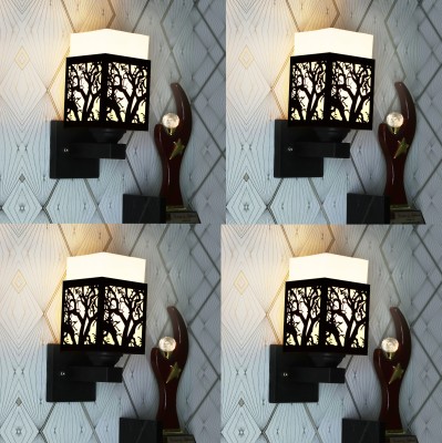 rudra enterprises Uplight Wall Lamp Without Bulb(Pack of 4)