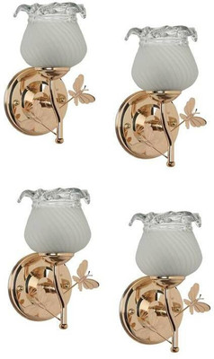 Adwait Wallchiere Wall Lamp Without Bulb(Pack of 4)