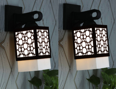Arti Traders Uplight Wall Lamp Without Bulb(Pack of 2)