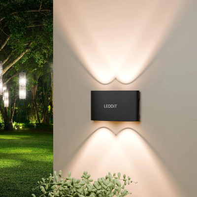 LEDDIT Uplight Wall Lamp With Bulb