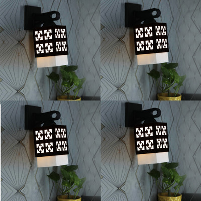 Arti Traders Uplight Wall Lamp Without Bulb(Pack of 4)