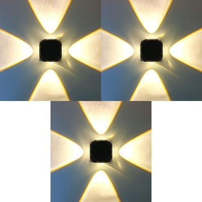 inooBeam Wallchiere Wall Lamp With Bulb(Pack of 3)